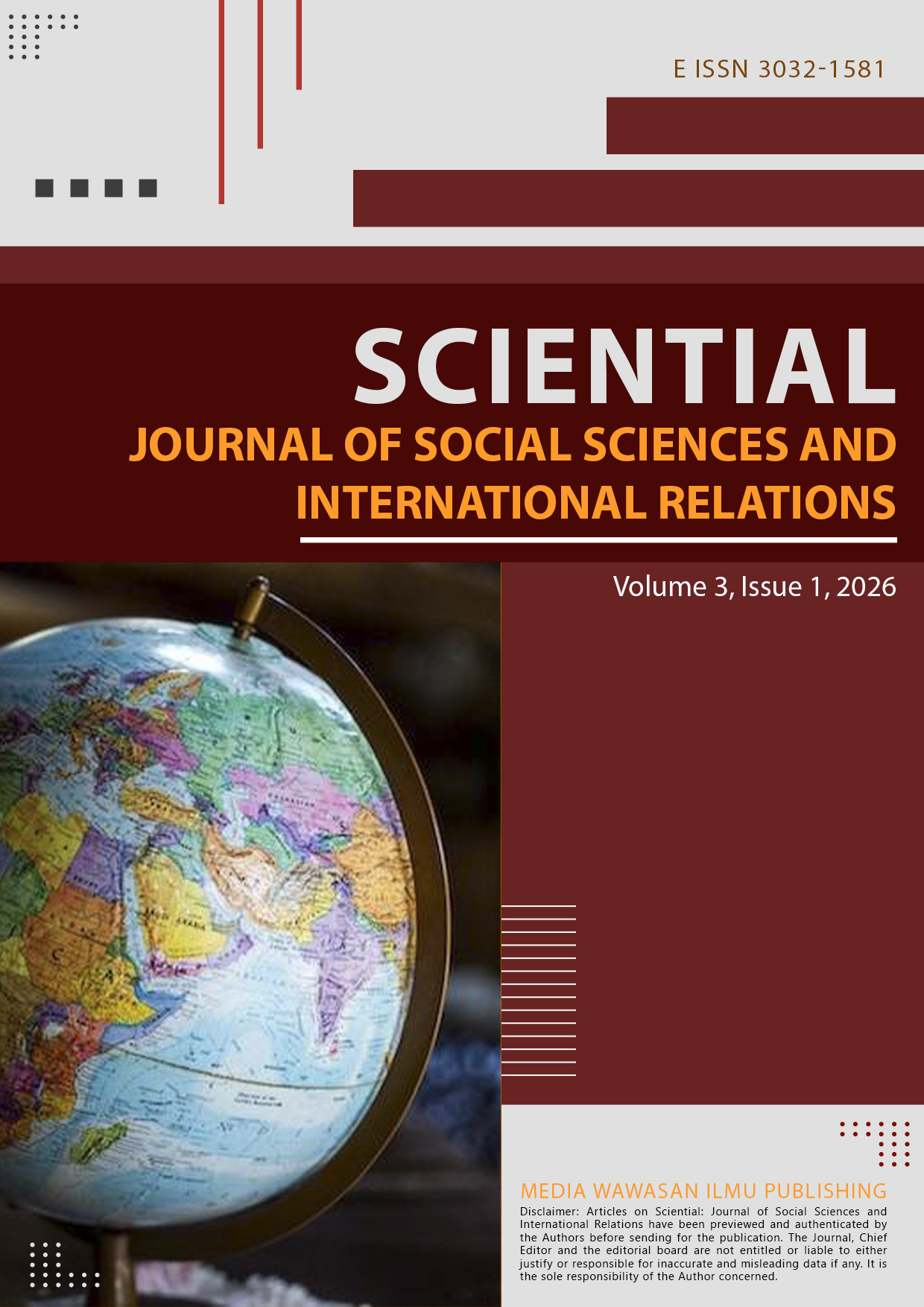 					View Vol. 3 No. 1 (2026): Sciential: Journal of Social Sciences and International Relations
				